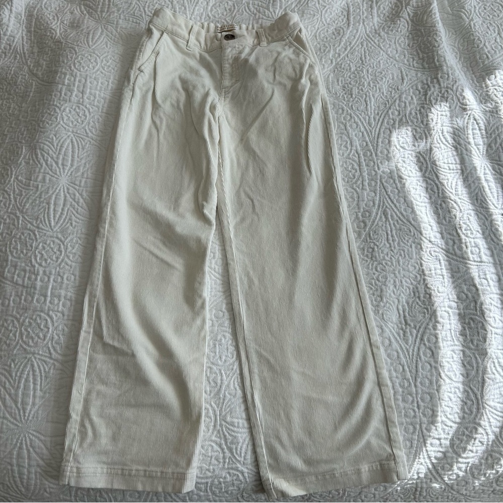 The Beaufort Bonnet Company Cream corduroy boys Chinos
